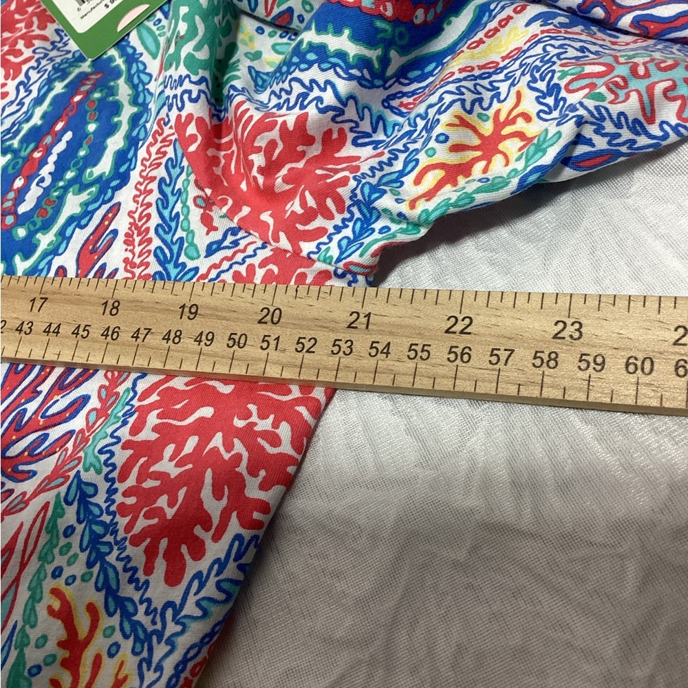 NWT Lilly Pulitzer XL Vibrant Leaf Pattern Dress - Picture 13 of 14